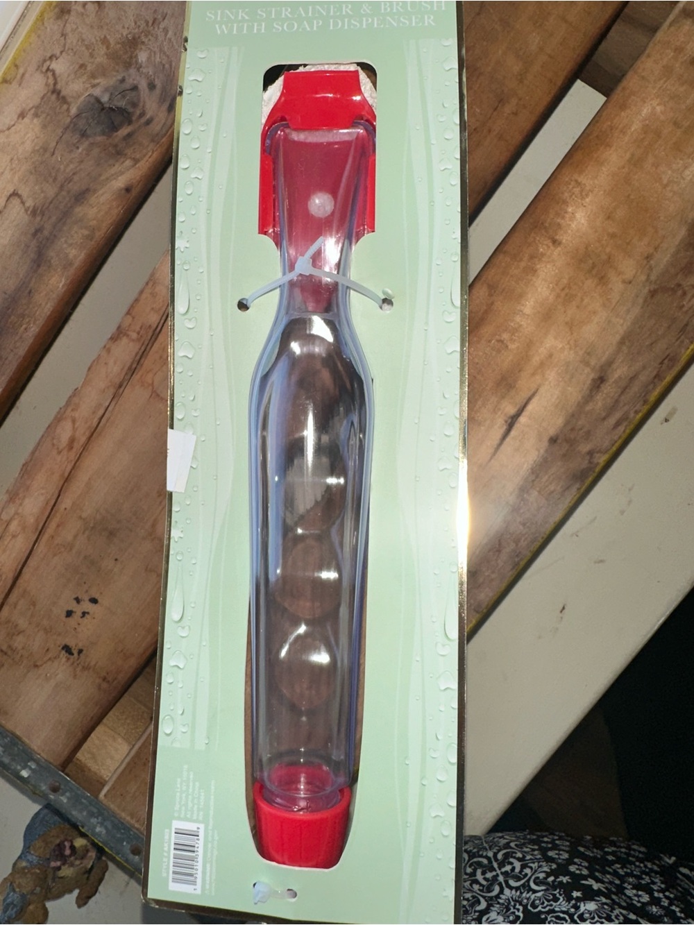 Spruce Lane Cherry-themed sink strainer and scrub brush set ~New - Picture 7 of 7